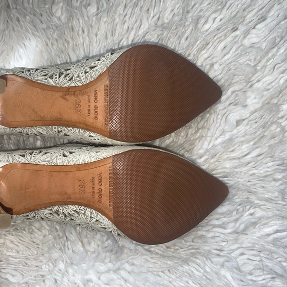 Nicholas Kirkwood White leather cutout pumps - Picture 2 of 3